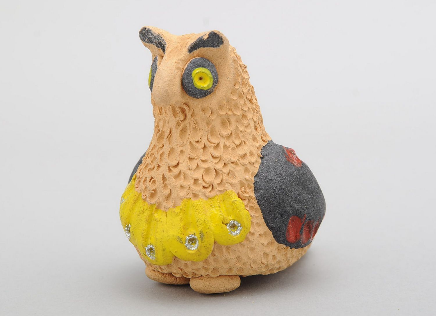 Handmade Keramik Vogel Musikinstrument Kinder Vogel aus Ton Geschenk für Kinder foto 1