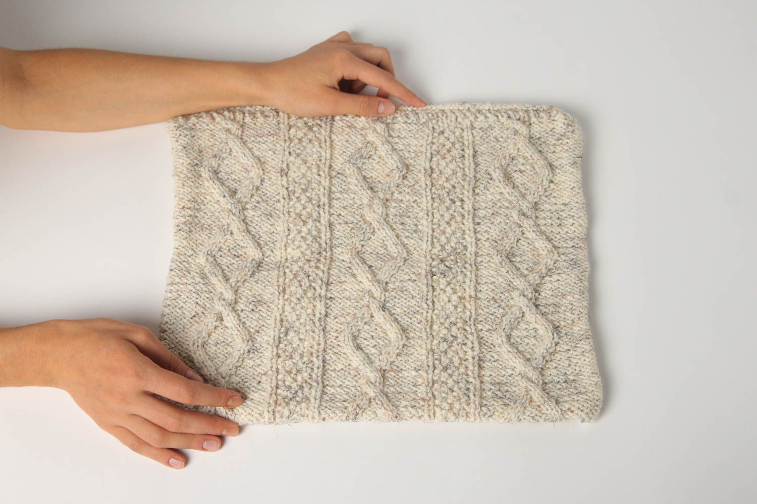 Fashion pillowcase handmade cushion case designer knitted home accessory photo 2