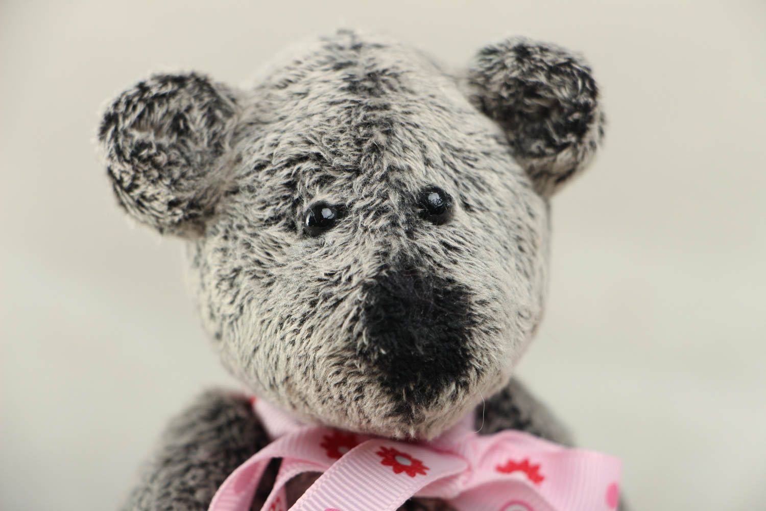 Soft toy bear made of velbo photo 2
