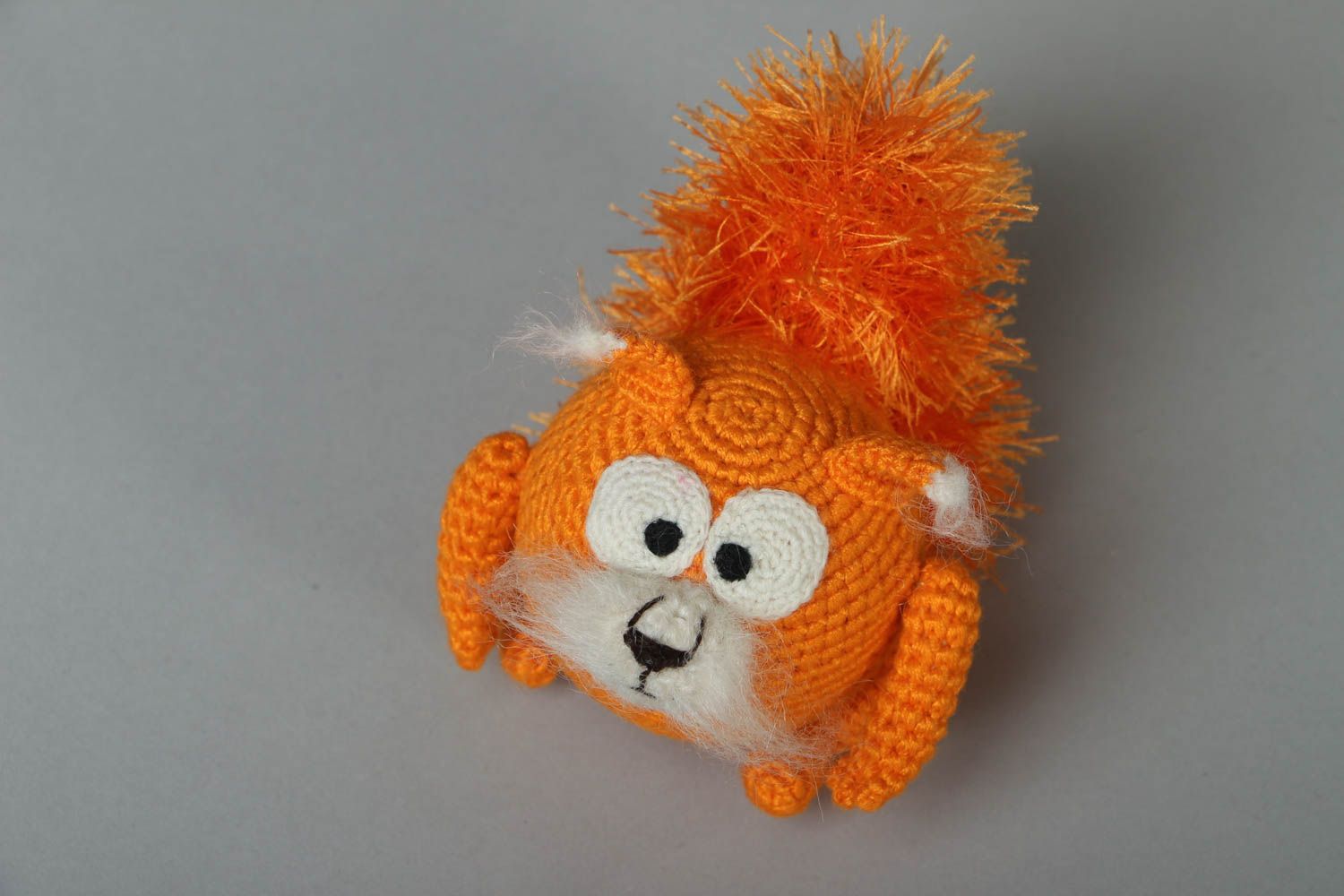 Crochet soft toy Squirrel photo 2