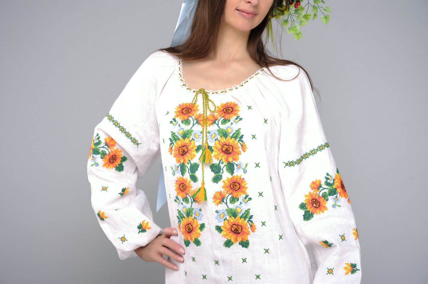 Платье в этническом стиле Вышиванка фото 4