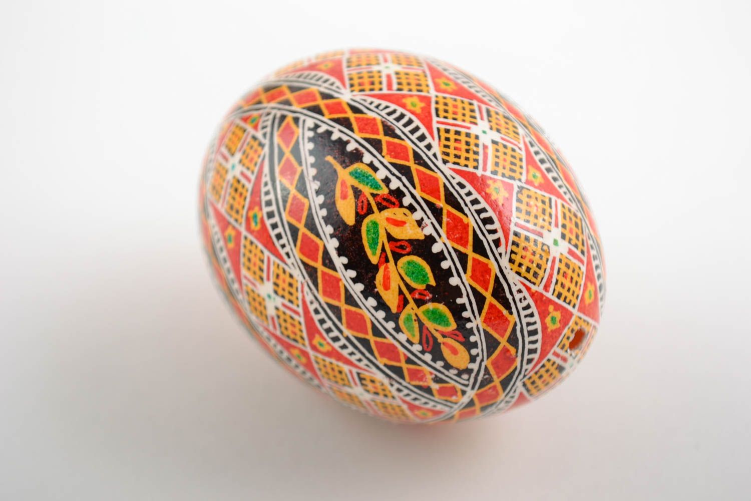 Huevo de Pascua de gallina pintado artesanal multicolor regalo foto 3