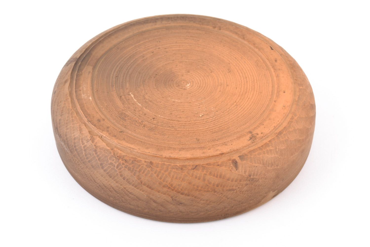 7 6 oz lead-free natural earth clay bowl platter great décor gift 1 lb photo 4