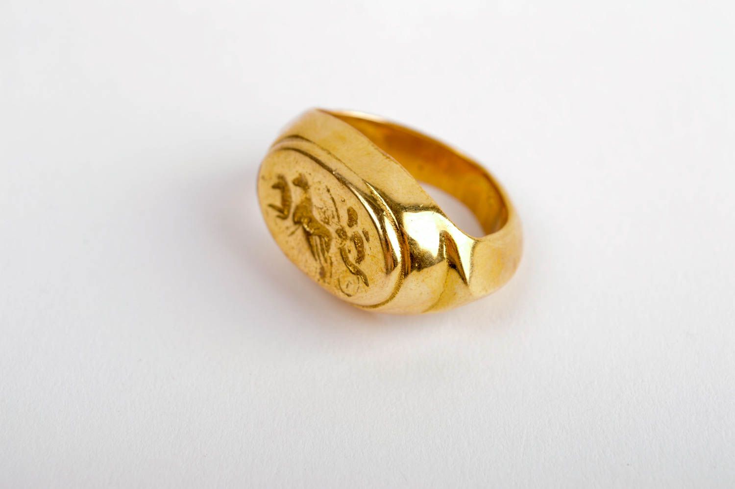 Кольцо ручной работы украшение из латуни модное кольцо для мужчин красивое фото 2