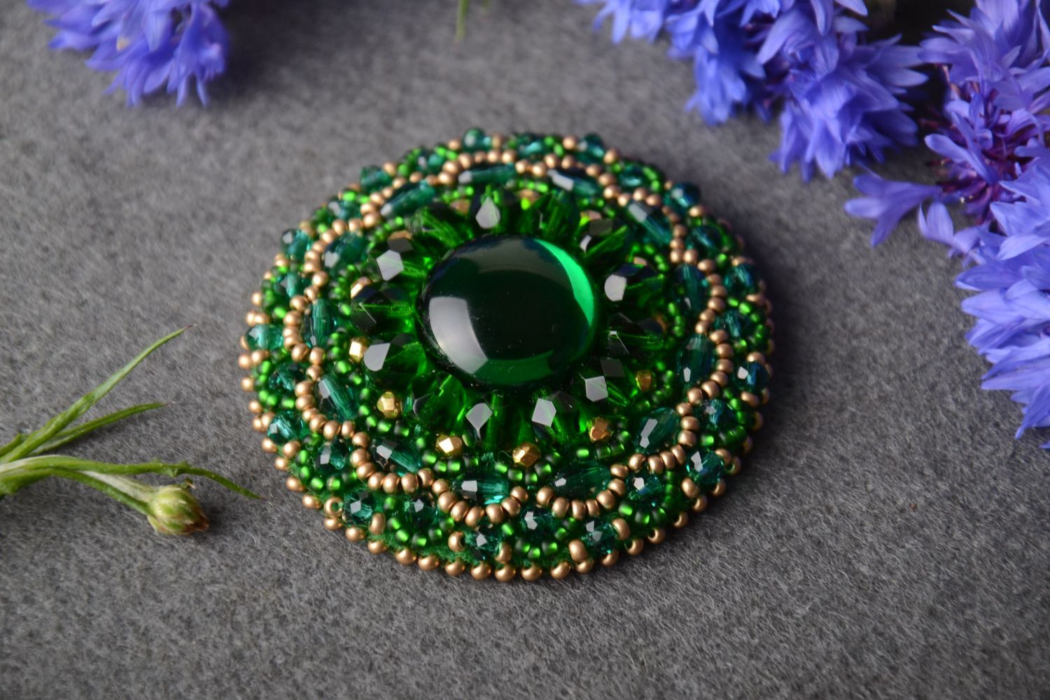 Unusual handmade brooch jewelry fashion accessories artisan jewelry designs photo 1