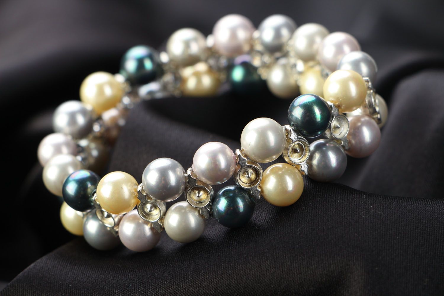 Homemade pearl bracelet photo 3