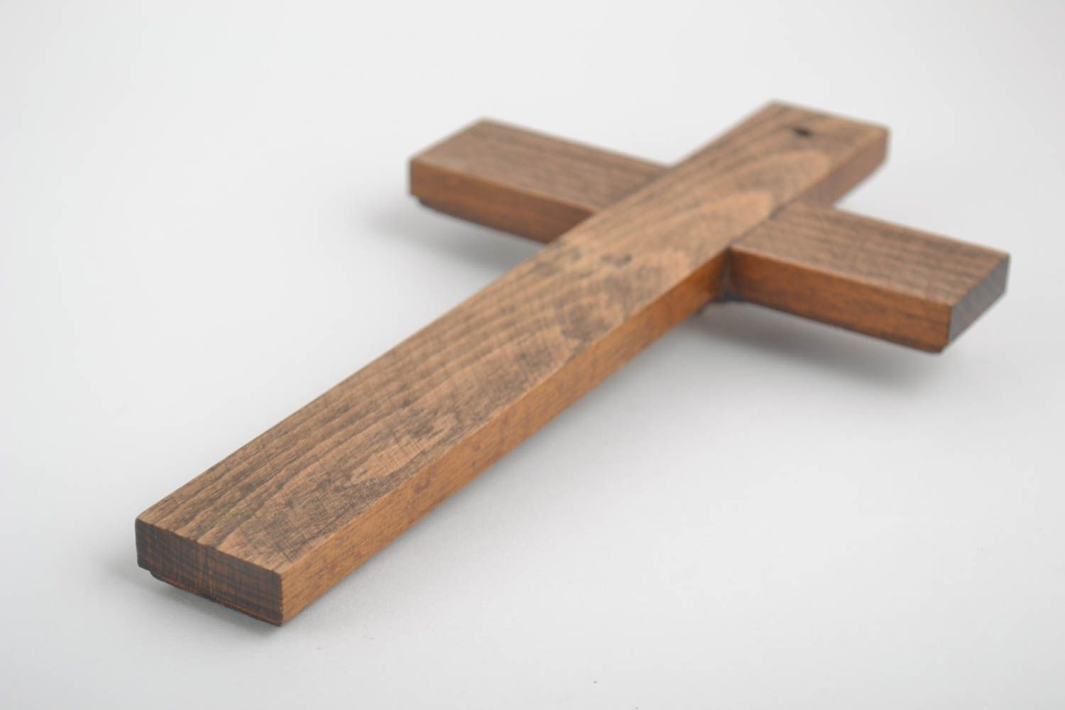 Cruz de madera hecho a mano artículo religioso original manualidad en madera foto 4