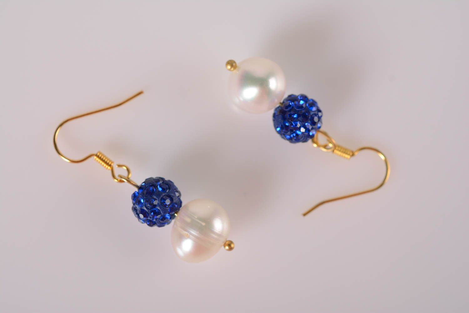 Dangling earrings pearl earrings handmade jewellery women accessories cool gifts photo 4