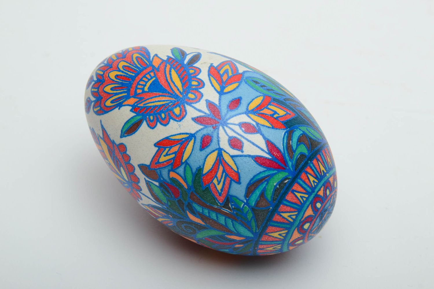 Huevo de ganso de Pascua artesanal  foto 3