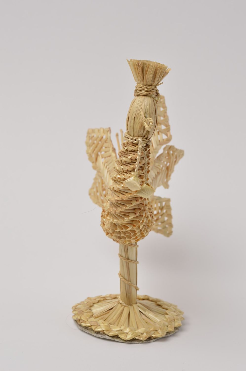 Handmade natural figurine designer house amulet unusual statuette on stand photo 3