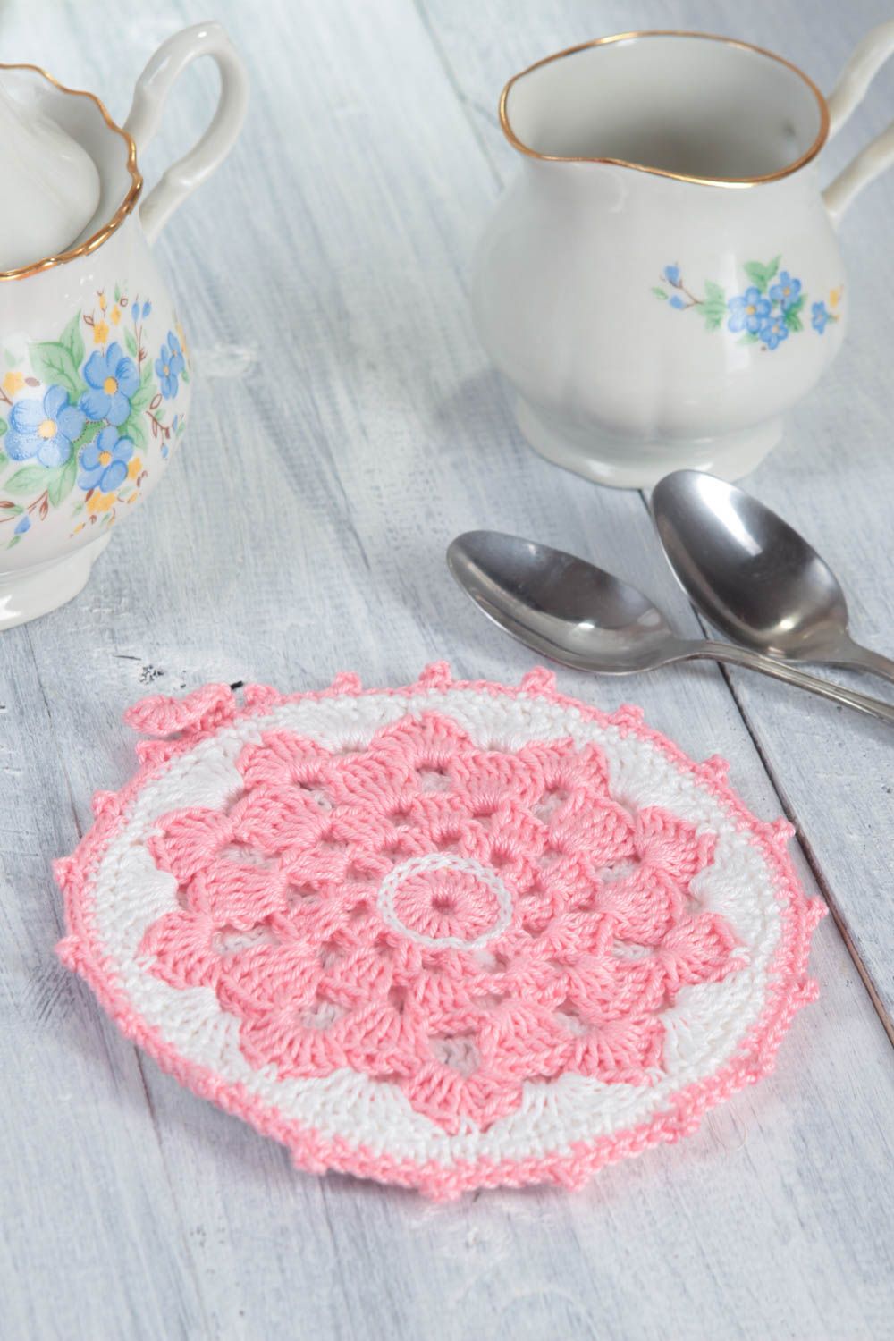 Handmade pot holder designer potholder crochet potholder kitchen supplies photo 1