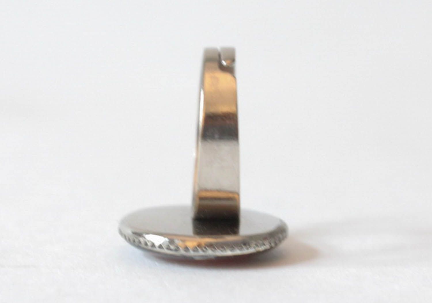 Ring aus Metall mit Blumenprint foto 3