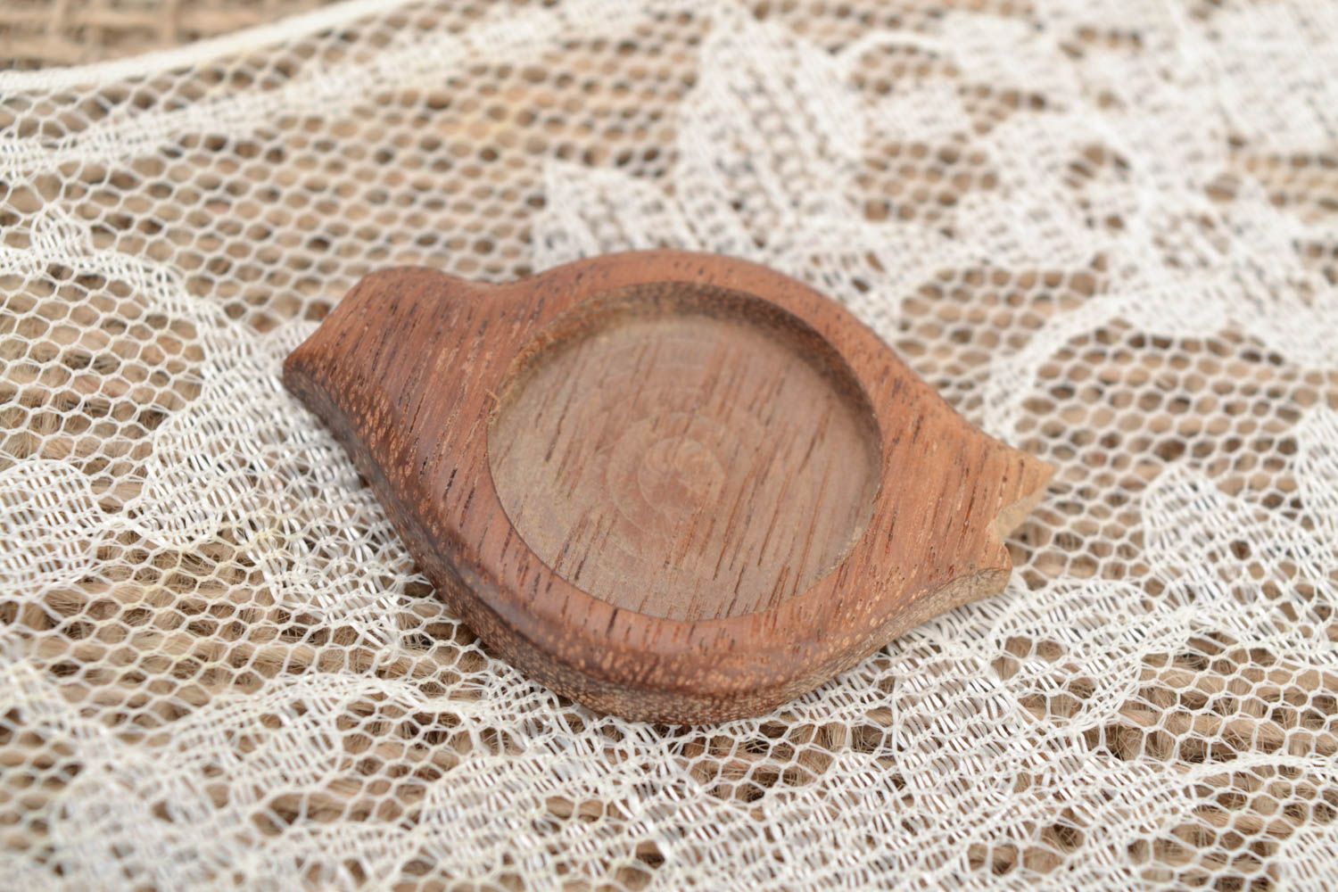 Fornitura para bisutería de madera artesanal para crear accesorios artesanales foto 4