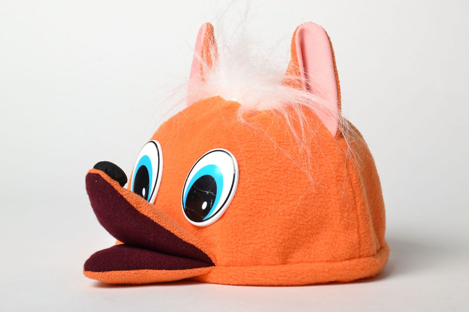 Cappello con orecchie di carnevale fatto a mano accessorio divertente da bambini foto 3
