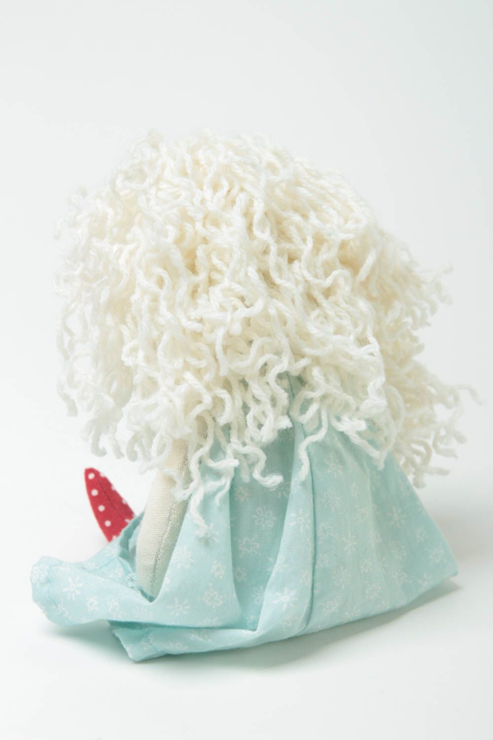 Мягкая игрушка девочка из ткани ручной работы авторская красивая милая детская фото 4