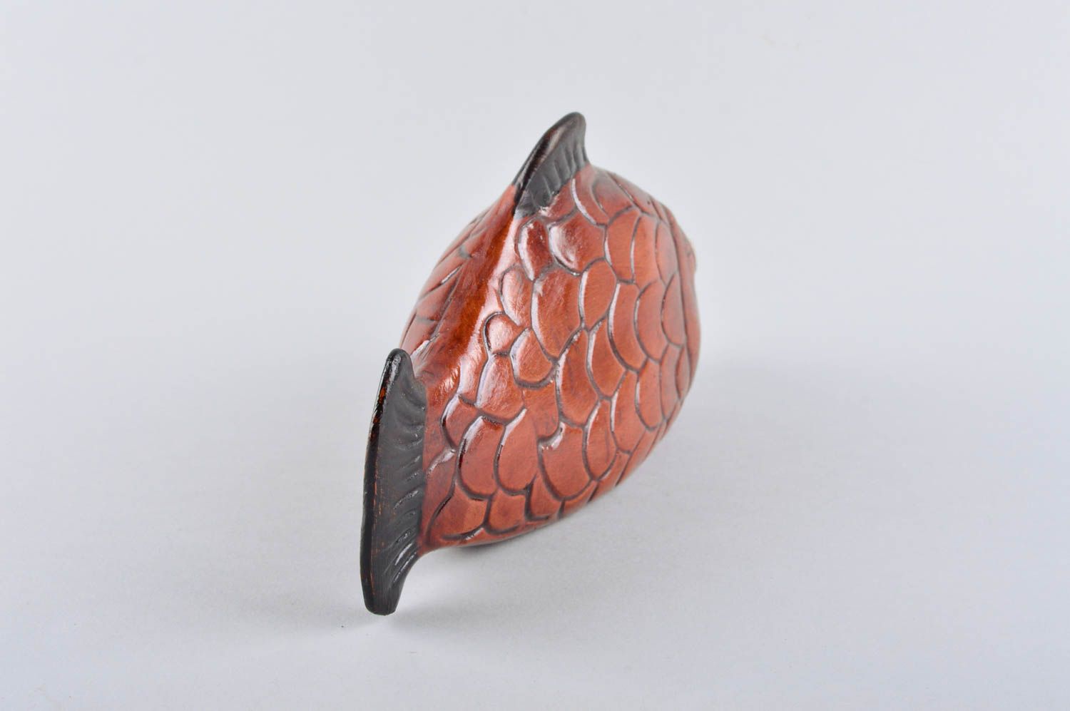 Handgemachte Keramik ausgefallene Spardose Ton Deko Spardose Fisch originell foto 4