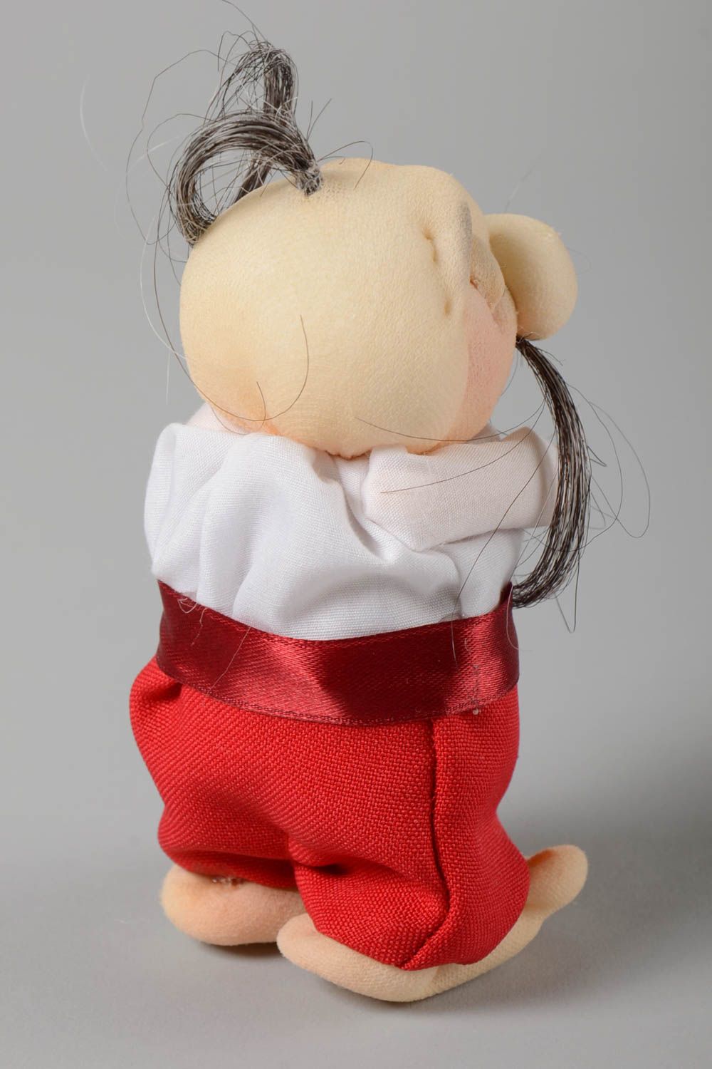 Авторская кукла игрушка ручной работы тряпичная кукла декор дома усатый казак фото 4