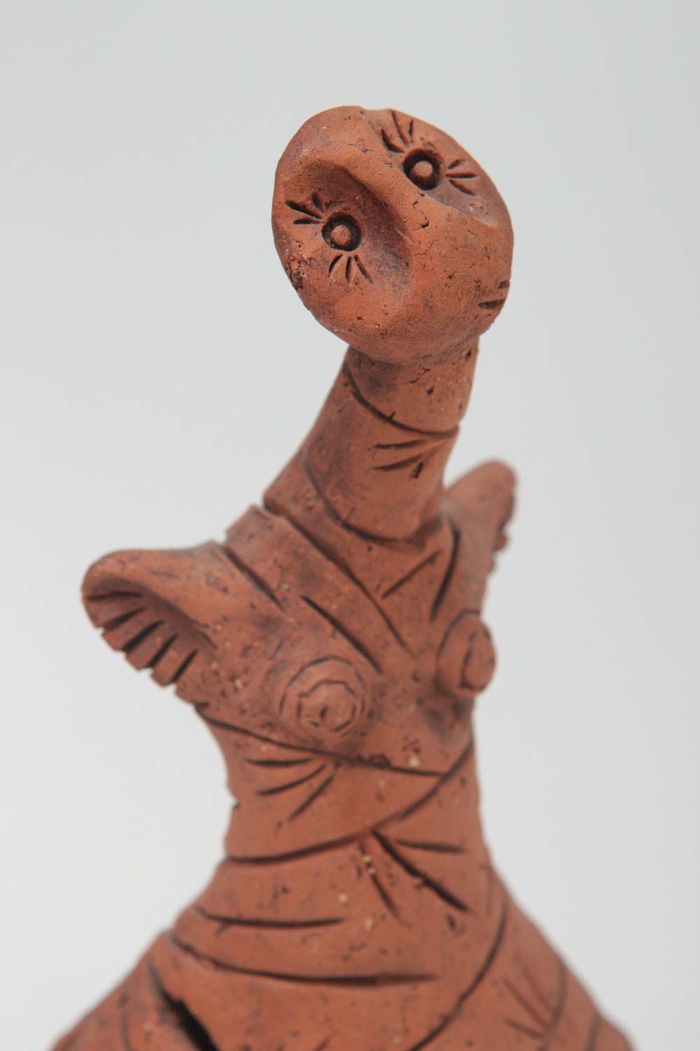 Figur aus Ton handmade Keramik Figur dekorativ Wohnzimmer Deko Haus Deko  foto 3