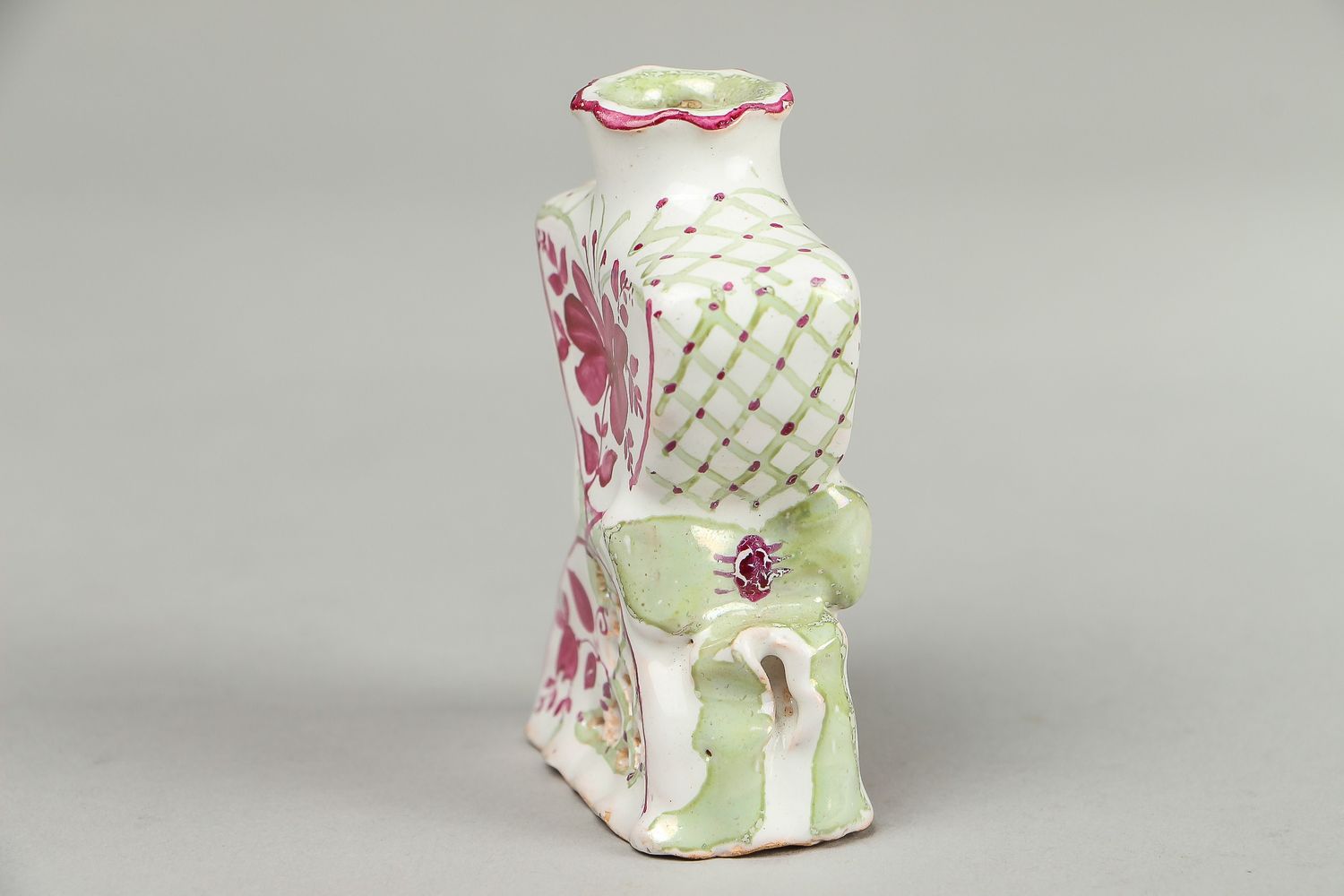 Petit vase en céramique décoratif avec dessin photo 3