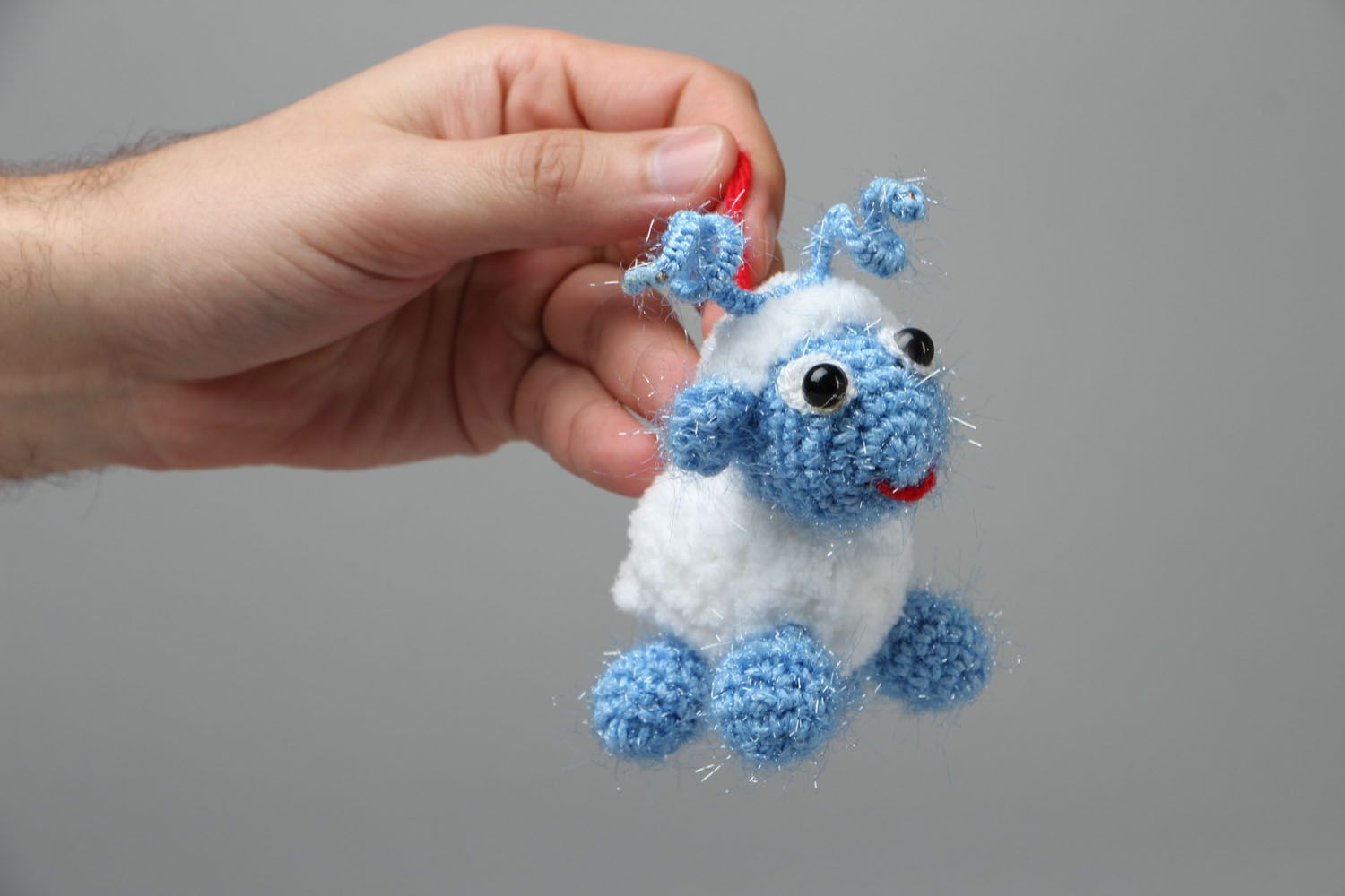 Crocheted toy Christmas Lamb photo 4