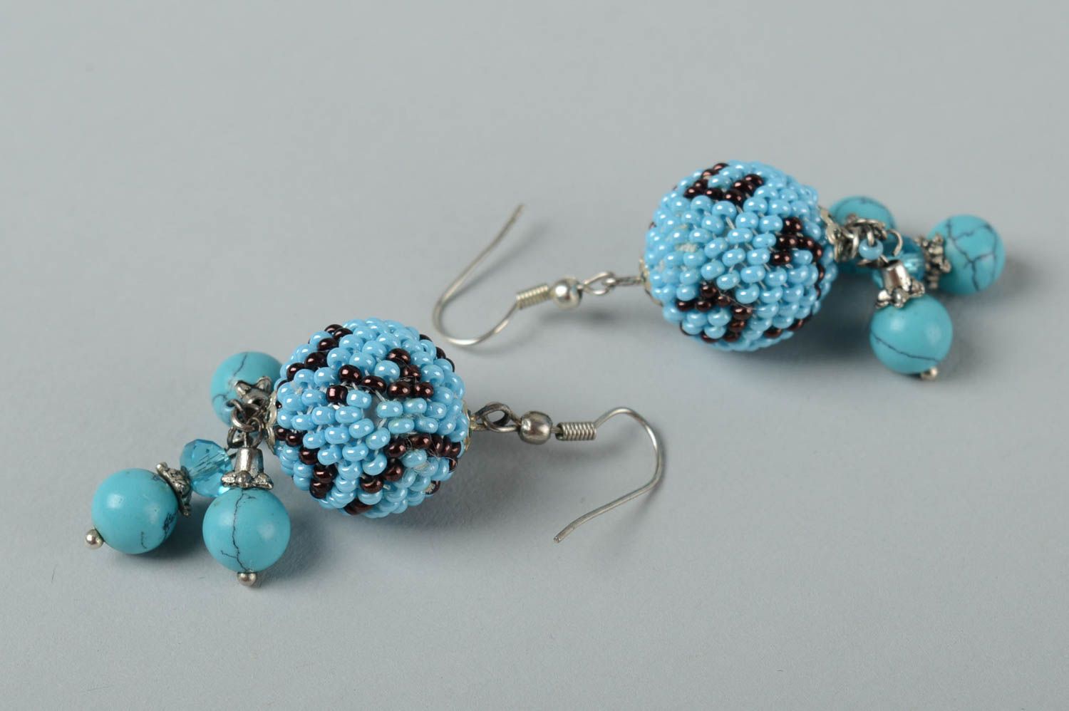 Designer earrings handmade beaded jewelry accessories for women present for her photo 3