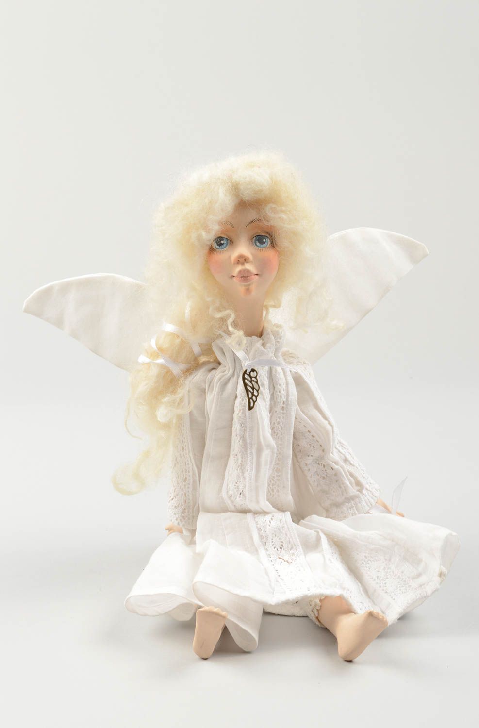 Handmade home decoration decorative angel pendant interior design fabric toy  photo 1