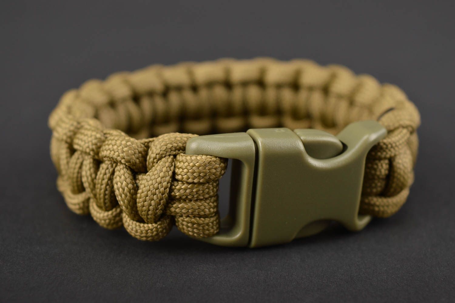 Brazalete de paracord hecho a mano pulsera de cuerda trenzada regalo original foto 4