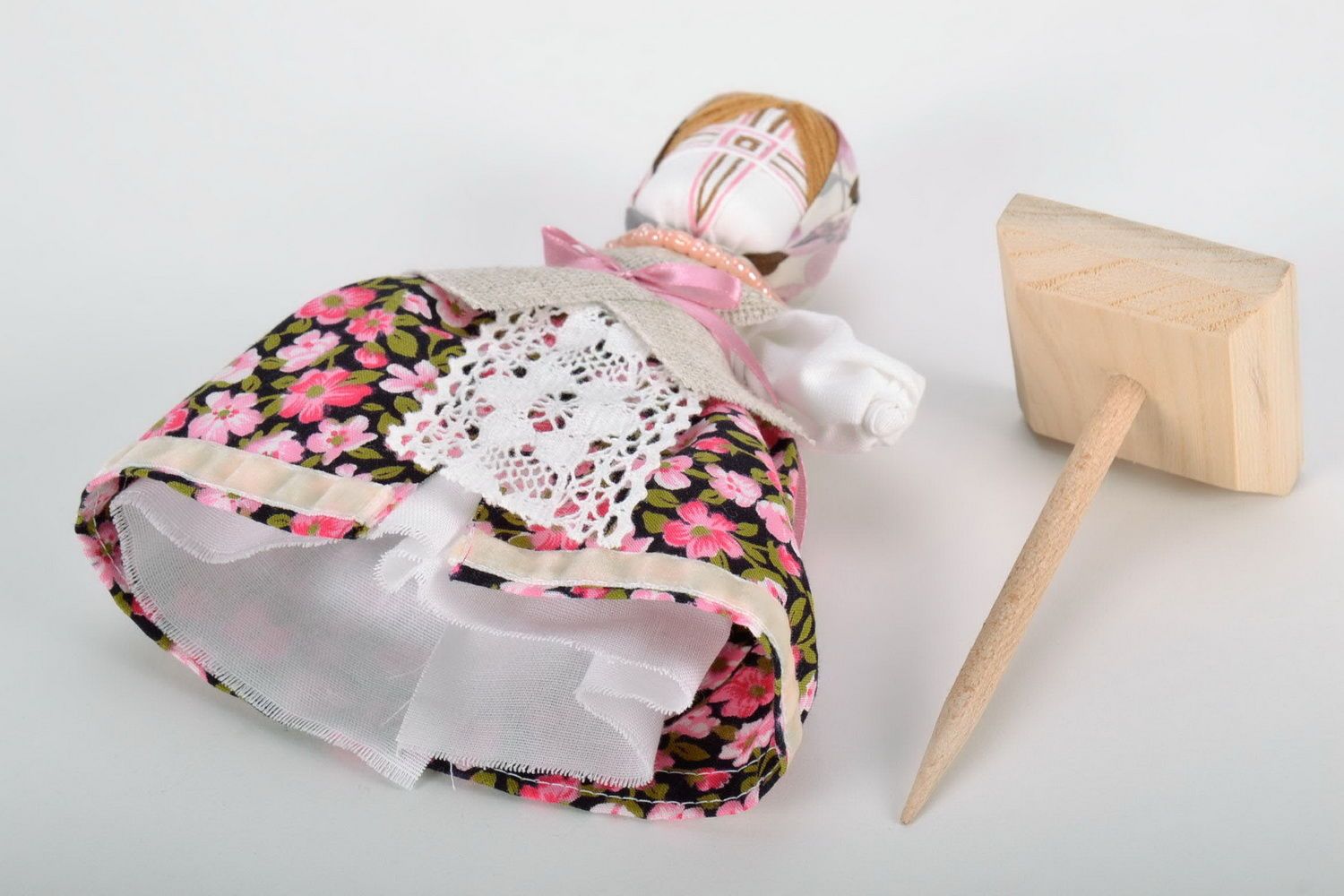 Motanks doll made from natural fabrics photo 5