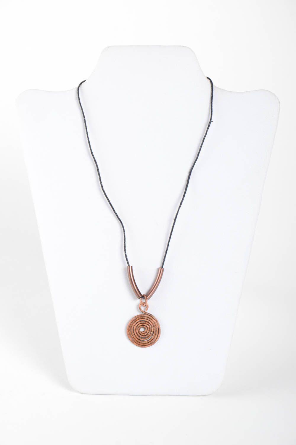 Designer copper jewelry handmade pendant wire wrap jewelry stylish accessories photo 2