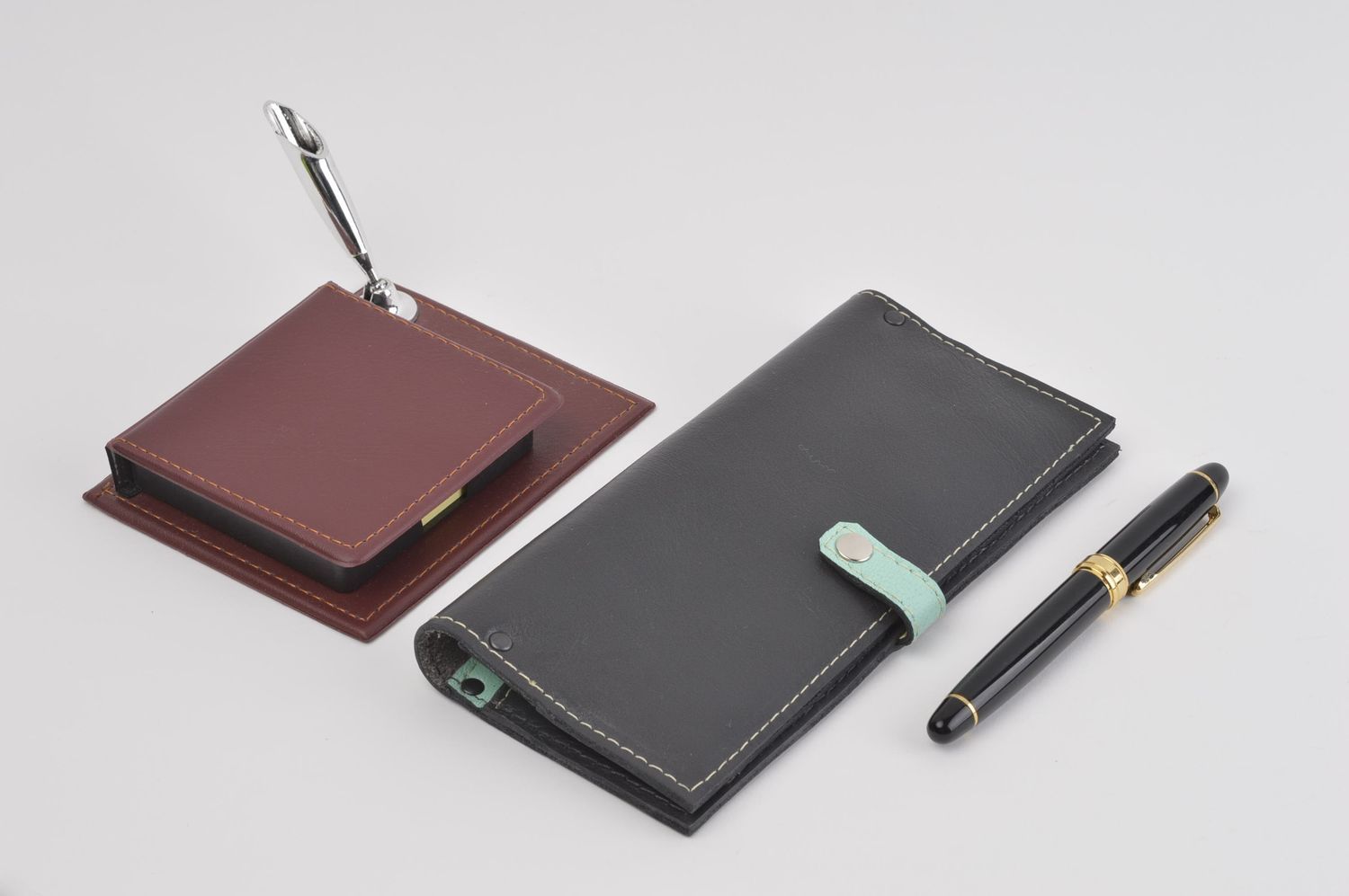 Handmade designer wallet leather stylish wallet stylish accessory for men photo 1
