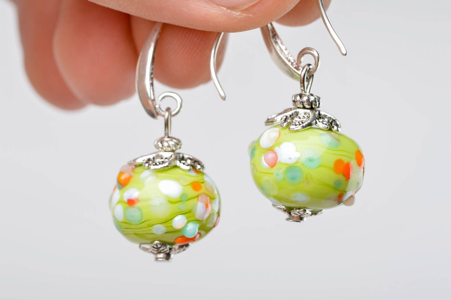 Stylish handmade glass earrings fashion trends fashion accessories for girls photo 5