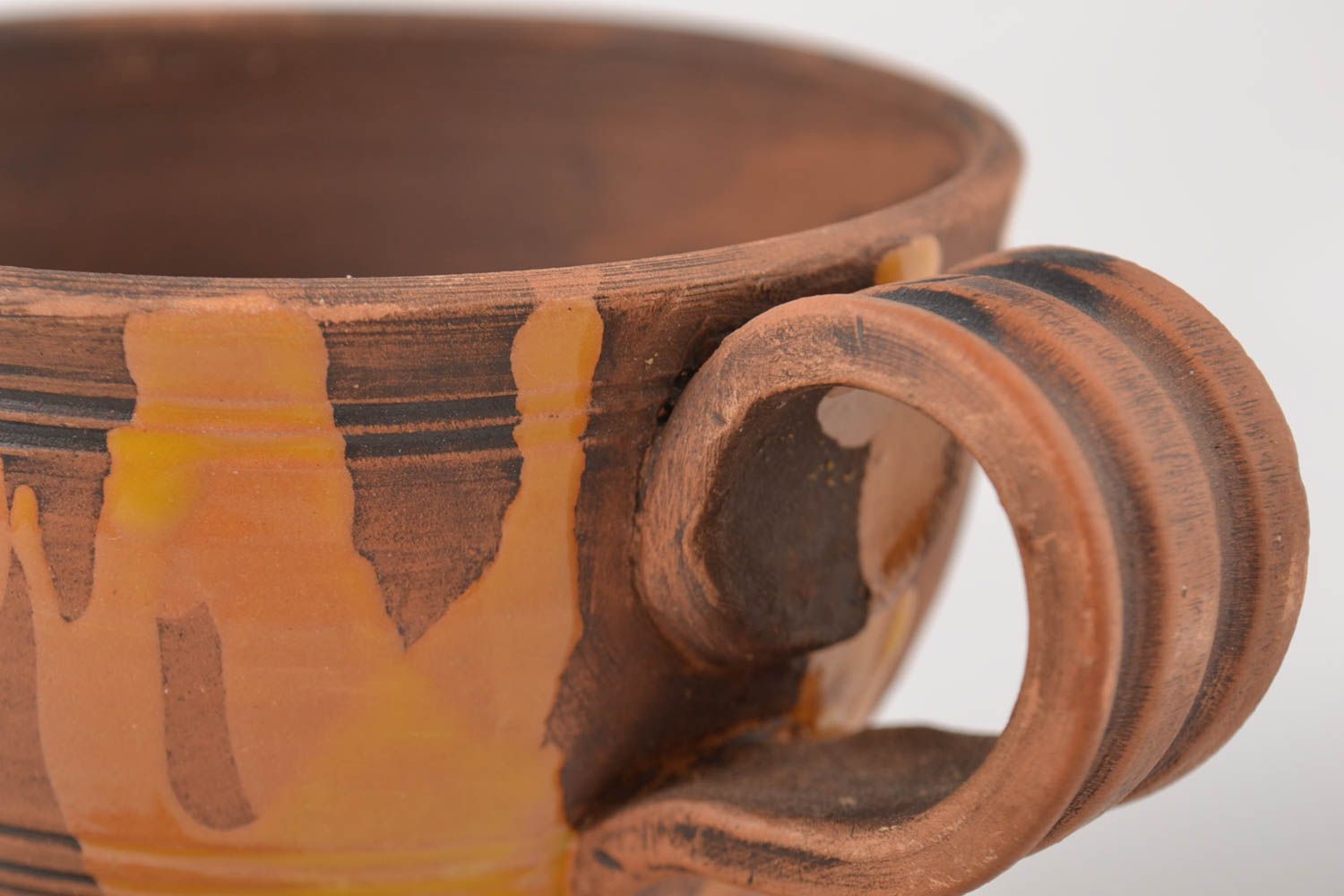 Tazas artesanales de arcilla hechas a mano menaje de cocina regalos originales foto 3