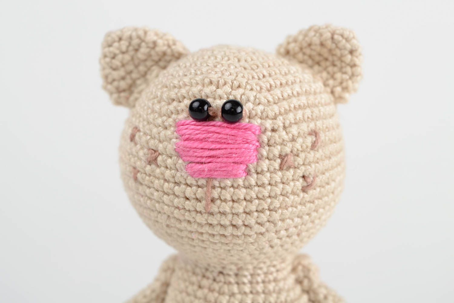 Juguete de peluche hecho a amno animalito tejido a crochet regalo para niños foto 4