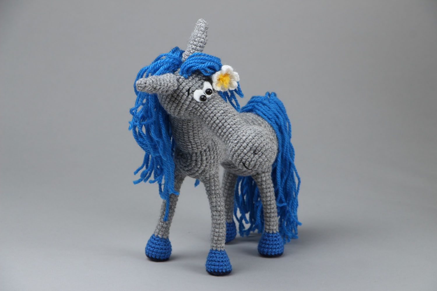 Soft crochet toy Little Horse photo 1