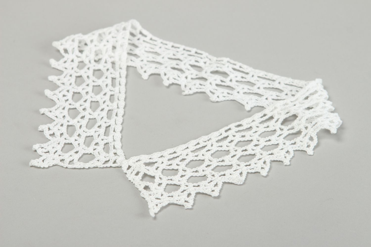 Handmade collar designer accessory gift ideas crochet collar for women photo 2