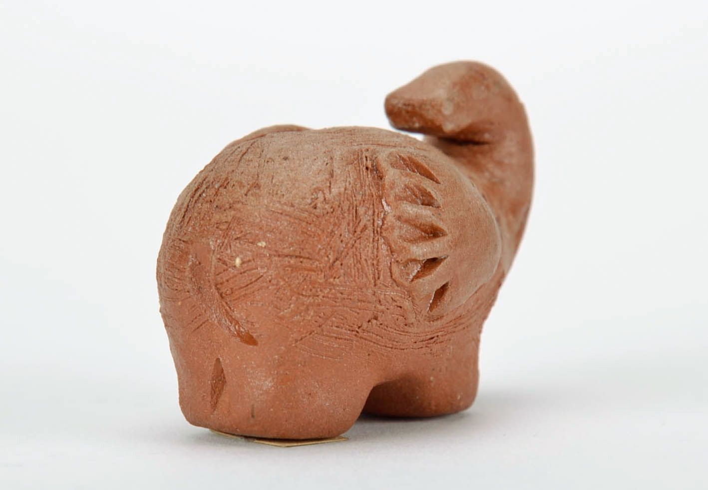 Figurine en argile faite main Éléphant  photo 1