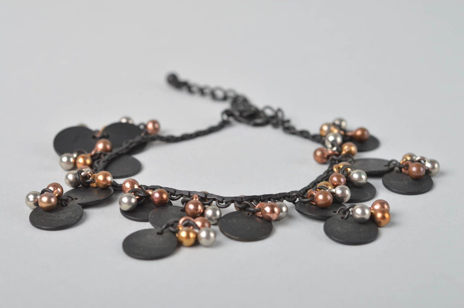 Handmade jewelry chain bracelet charm bracelet designer accessories gift ideas photo 4
