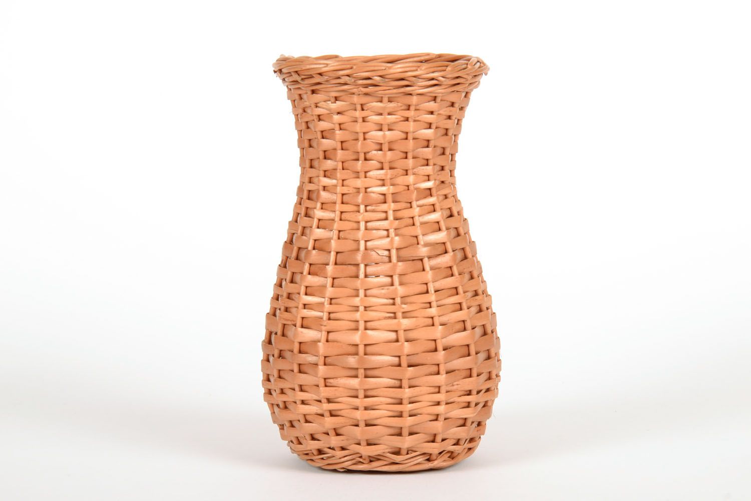 7 inches straw handmade decorative vase 0,11 lb photo 2