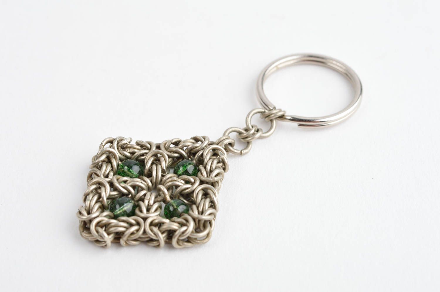 Schlüssel Anhänger handmade Frauen Geschenk Schlüsselanhänger Glasperlen foto 3