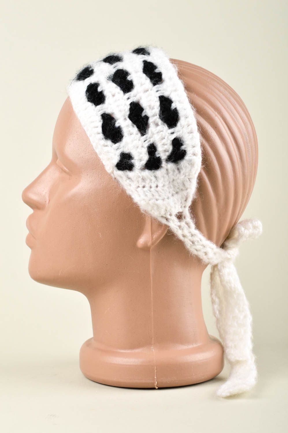 Повязка на голову ручной работы повязка для девочки красивая детская повязка фото 2
