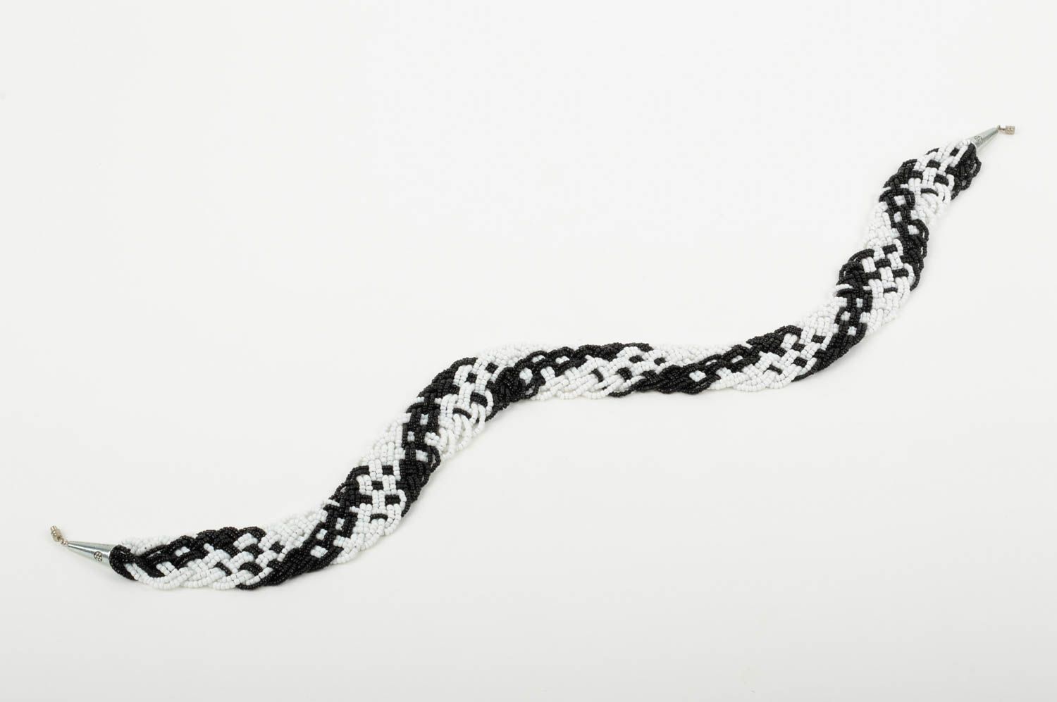 Ожерелье из бисера ручной работы украшение из бисера необычное украшение фото 4