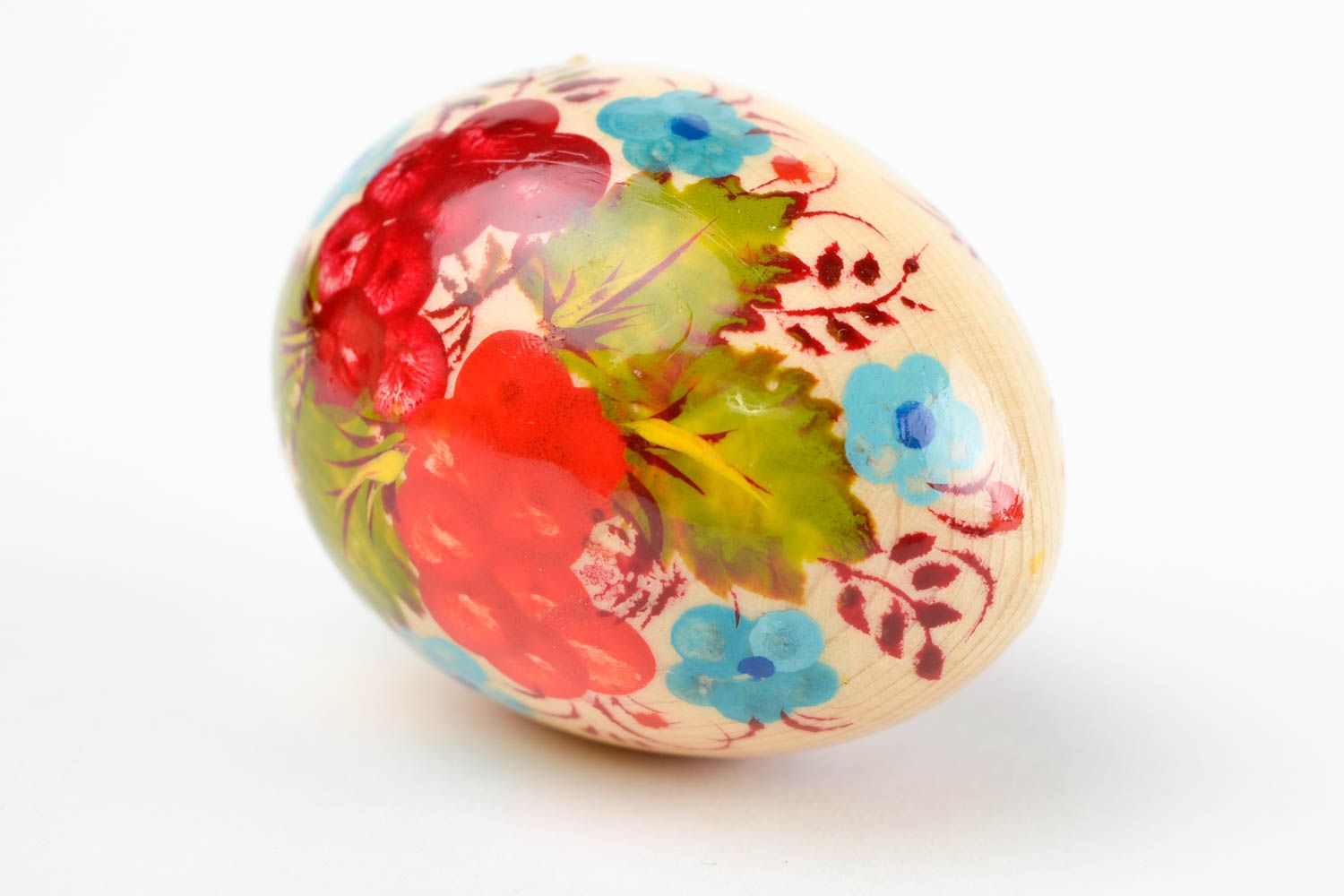 Huevo decorado artesanal pintado decoración de interior regalo original  foto 5