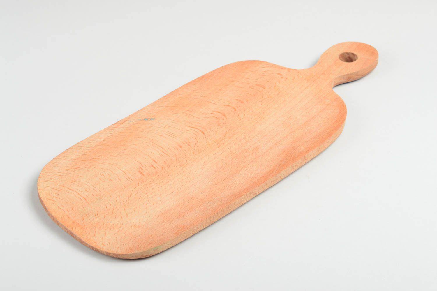 Tabla de madera para cortar artesanal menaje de cocina de haya regalo original foto 4