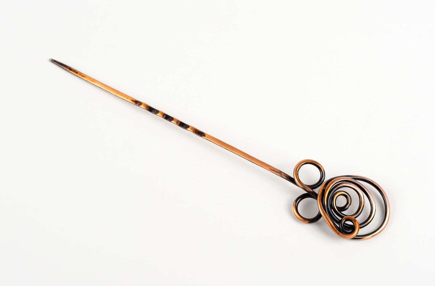 Handmade hair pin designer hair accessory gift ideas metal hair pin gift for her photo 1