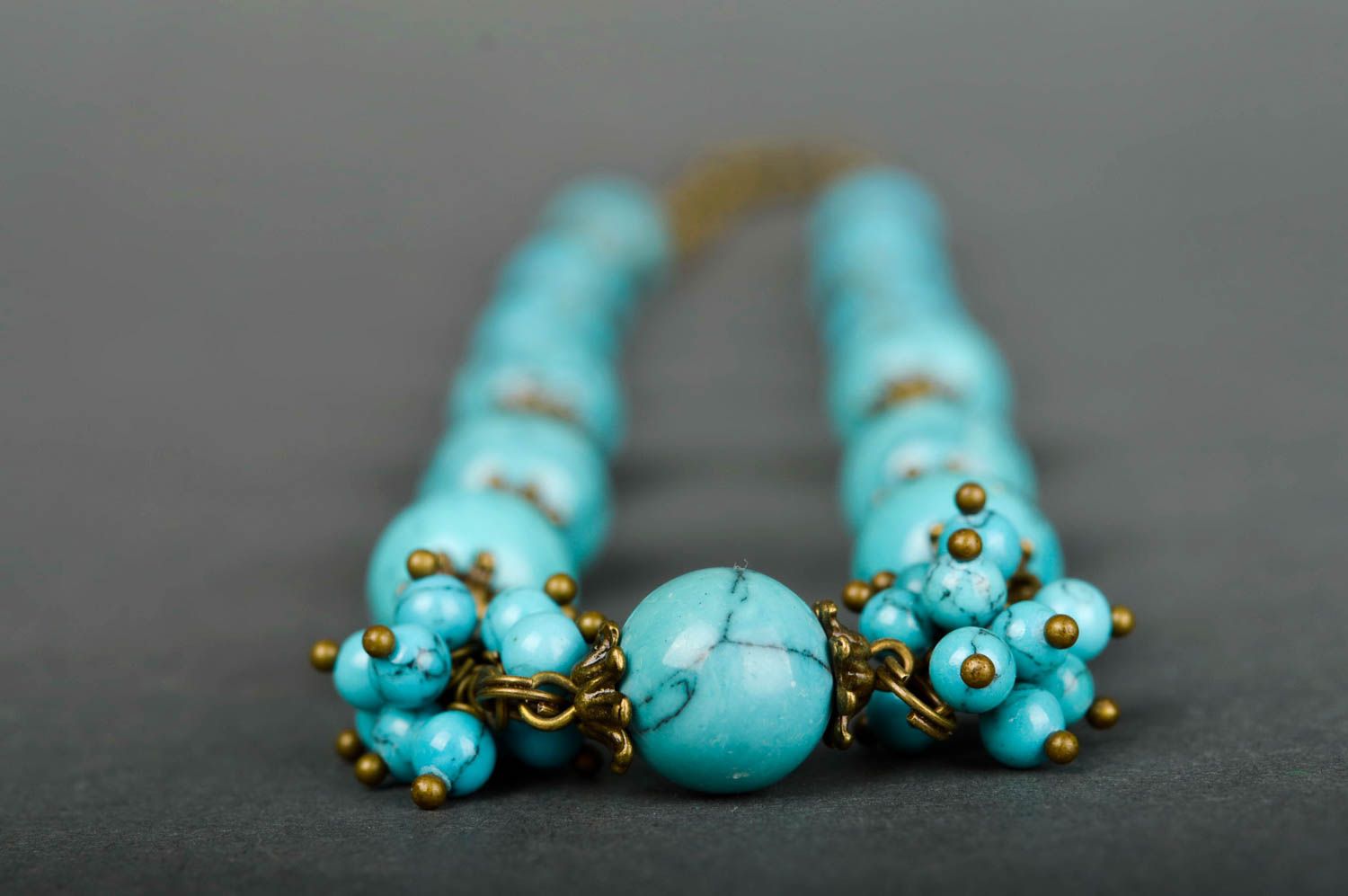 Handmade designer festive necklace elegant beaded necklace festive jewelry photo 4