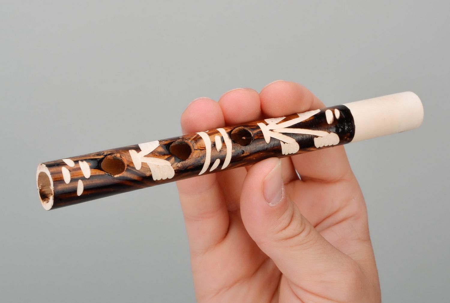 Wooden reed pipe photo 5