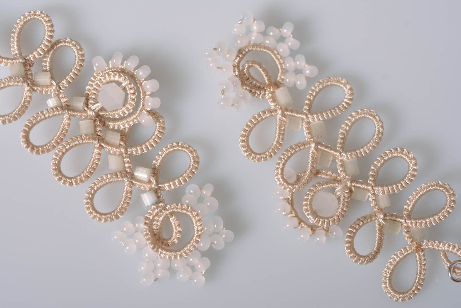 Handmade earrings designer jewelry fashion accessories dangling earrings photo 2
