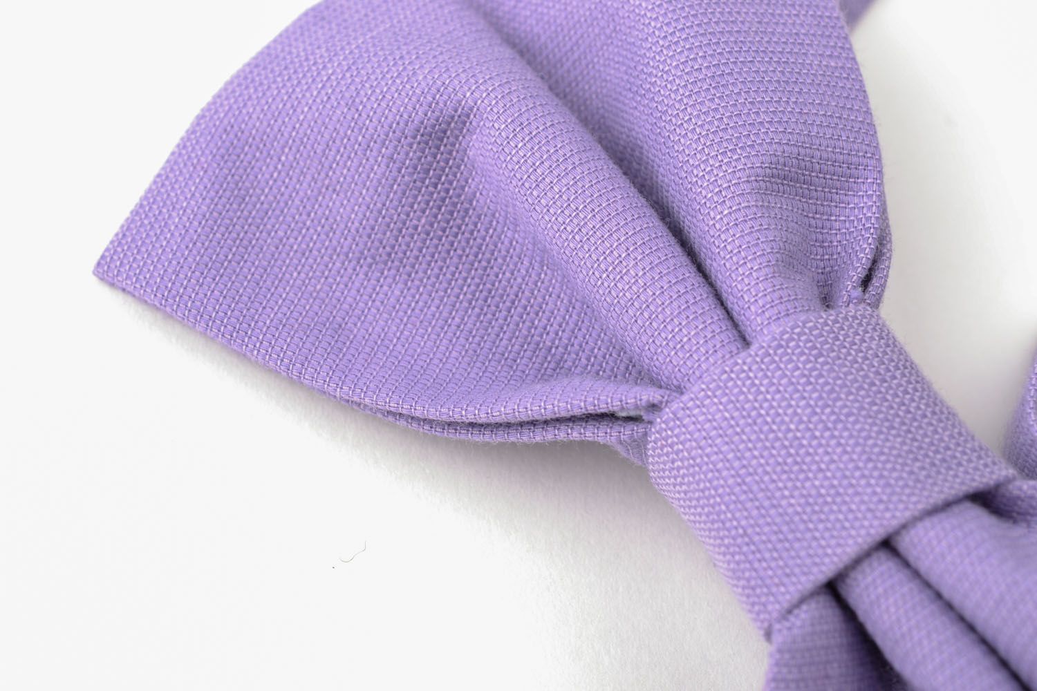 Corbata de lazo color violeta foto 4