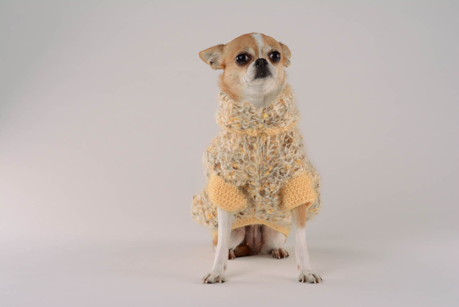 Camisola para cão tricotada a mão de мохера Banana Republic foto 4