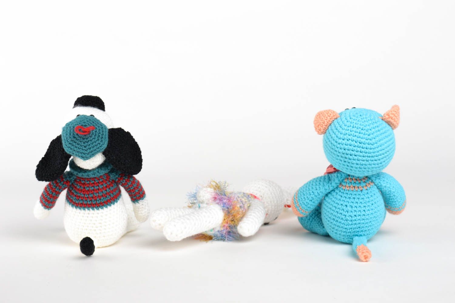 Handmade crocheted toys for kids crocheted toys interior toy present for baby photo 4